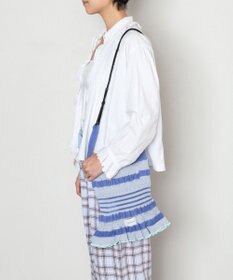 TRICOTE シースルー×マクラメ編 ショルダーバッグ