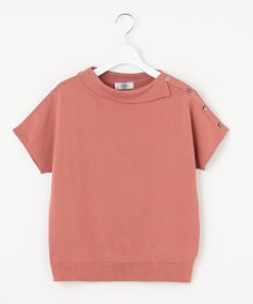 J.PRESS LADIES 【洗える・抗菌防臭】COTTON POLYESTER 襟付き ニット