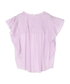 earth music&ecology コットンボイルフリルブラウス