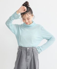 earth music&ecology シアードッキングタートルプルオーバー