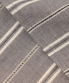 自由区 S 【カタログ掲載・セットアップ対応・洗える】リネンビスコースストライプ シャツ