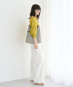 YECCA VECCA シアーニットVネックカーディガン