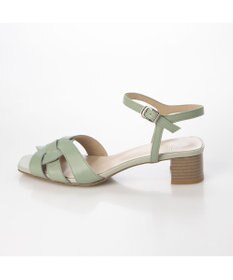 Riz raffinee <Riz raffinee>スクエア編込みストラップサンダル