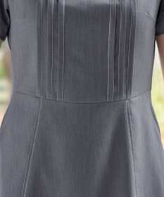 Tiaclasse L ピンタックステッチワンピース