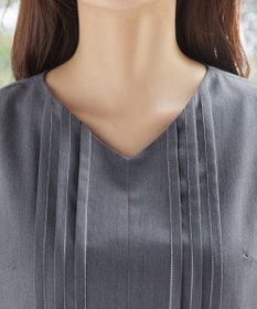 Tiaclasse L ピンタックステッチワンピース