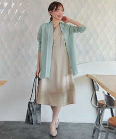 Tiaclasse L ピンタックステッチワンピース