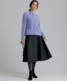 組曲 S 【前後着用可】2WAYナイロンファー ニット