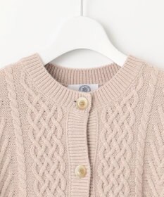 J.PRESS LADIES L 【洗える】EIGER CORD ALAN クルーネックカーディガン
