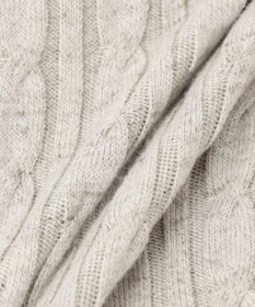 JOSEPH ABBOUD 【オリジナルオーガニックコットン使用/サスティナブル】JOE COTTONケーブル ニットパーカー