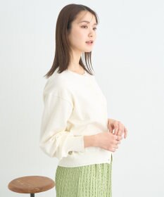 earth music&ecology ＵＶカット加工クルーネックニットカーディガン