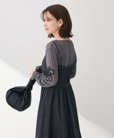 Green Parks ・ＳＵＧＡＲ　ＳＰＯＯＮ　コルセットデニムキャミワンピ