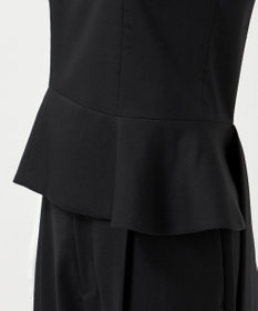 23区 S 【エステータ】ライトダブルクロス バックリボン ペプラムトップス