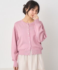 earth music&ecology ＵＶカット加工クルーネックニットカーディガン