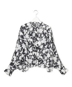 ICB 【30th ANNIVERSARY】 アーカイブフラワープリント ドルマンスリーブブラウス