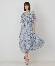 GRACE CONTINENTAL シノワズリプリントワンピース