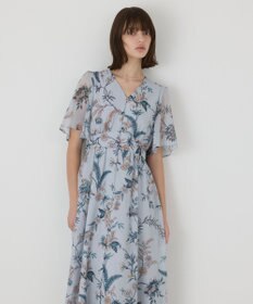 GRACE CONTINENTAL シノワズリプリントワンピース
