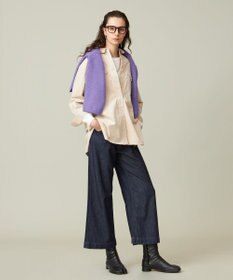 J.PRESS YORK STREET 【WOMEN】ウールカシミヤ タートルネックニット