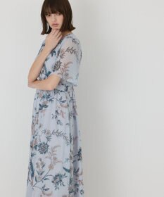 GRACE CONTINENTAL シノワズリプリントワンピース