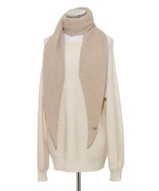 MOONBAT FURLA(フルラ）カシミヤ スパンコール トライアングルストール