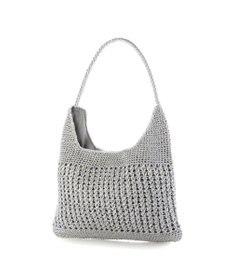 UNBILLION カシュカシュ cachecache / メタリックコード柄編みワンハンドルトート