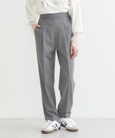 earth music&ecology 裏起毛テーパードパンツ