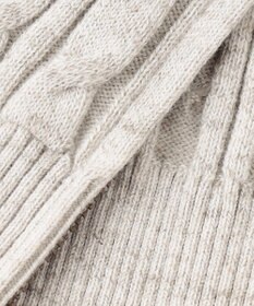 JOSEPH ABBOUD 【オリジナルオーガニックコットン使用/サスティナブル】JOE COTTONケーブル ニットパーカー