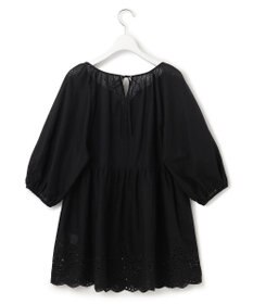 23区 【SLOW/洗える】エンブロイダリーレース ブラウス