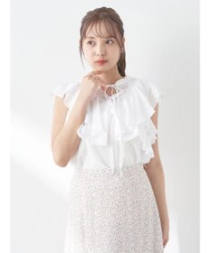 earth music&ecology ２ＷＡＹフリルブラウス