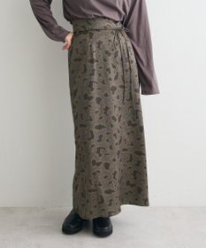 CRAFT STANDARD BOUTIQUE ヒョウ柄プリントIラインスカート