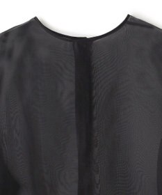 BEIGE， ERICA / シルクシースルークルーネックブラウス