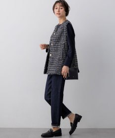 23区 【先行予約】GIOLICAツイード フォルム ジレ