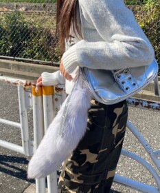 WEGO BIGファーしっぽキーホルダー