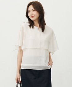 J.PRESS LADIES 【洗える】シアーサッカーチェック カットソー