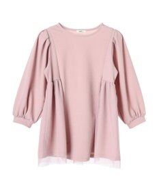 earth music&ecology チュールドッキングチュニック