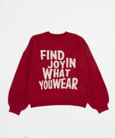 WEGO グラフィックニットプルオーバー