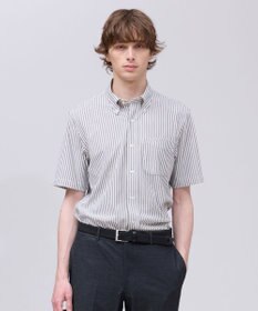 J.PRESS MEN 【吸水速乾 / 抗菌防臭 / 遮熱 / 防シワ】【J.PRESS OXFORD JERSEY】カノコインレイ半袖 シャツ / B.D.