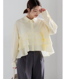 Te chichi ティアードフリルクロップトシャツ