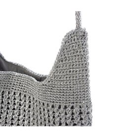 UNBILLION カシュカシュ cachecache / メタリックコード柄編みワンハンドルトート