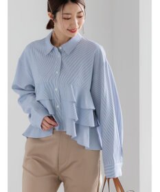 Te chichi ティアードフリルクロップトシャツ