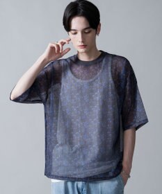 WEGO 【2点SET】メッシュパターンアンサンブルPOシャツ（SS）