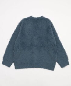 WEGO 【2025秋冬新作/ユニセックス着用ITEM/SMLサイズ展開】フェザーニットカーディガン