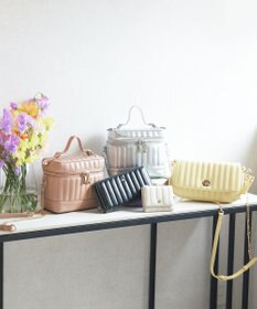 style code 【MERCURYDUO/マーキュリーデュオ】ストライプキルティング　バニティミニショルダーバッグ