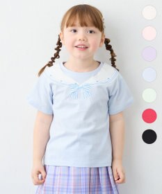 ANY KIDS 【一部店舗/WEB限定】【綿100%】プリント 半袖Tシャツ サックスブルー×セーラー