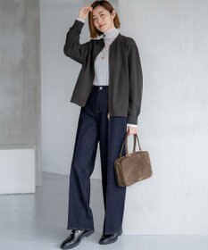 23区 【WEB&一部店舗限定】スエード ボストン バッグ