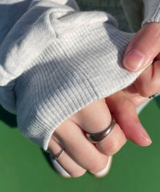 WEGO ロゴZIPショートパーカー