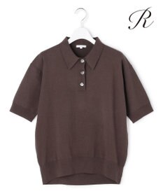23区 【R(アール)】アイスニット 襟付きデザイン トップス