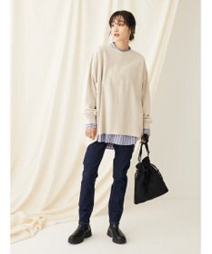 CRAFT STANDARD BOUTIQUE プリント裏毛チュニック