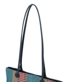 Green Parks ａｎｄｍｉｋｋａ．ストライプフラットＡ４トート