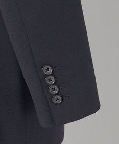 GOTAIRIKU オールシーズン対応【御幸毛織】WOOL×SOLOTEX ストレッチスーツ（ネイビー無地）