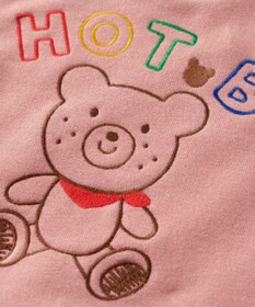 MIKI HOUSE HOT BISCUITS 【80-110cm】【NEW Color Series】裏毛パイル素材 フレアワンピース